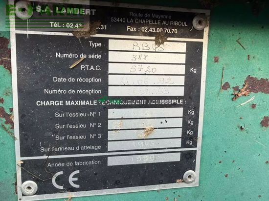 Remolqu agrícola -  - rb 45