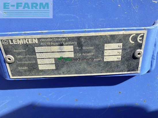 Grada de disco - Lemken - rubin 12 - 300 u