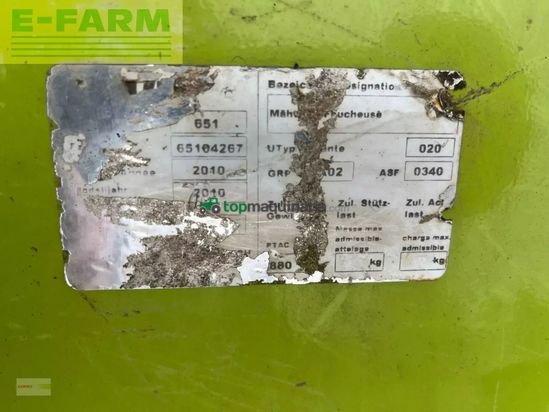 Cortacésped manual - Claas - disco 3050 fc