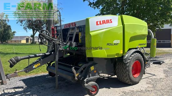 Empacadora gigant - Claas - rollant 455 uniwrap