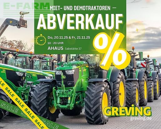 Tractor agrícola - John Deere - 6r185 *garantieverlängerung*