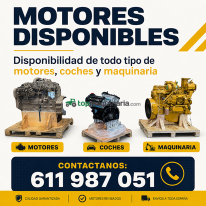 Motores nuevos disponibles con entrega inmediata