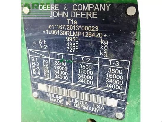 Tractor agrícola - John Deere - 6130r