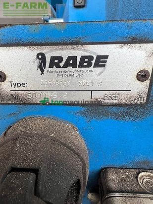 Sembradora - Rabe - megaseed 3001 s