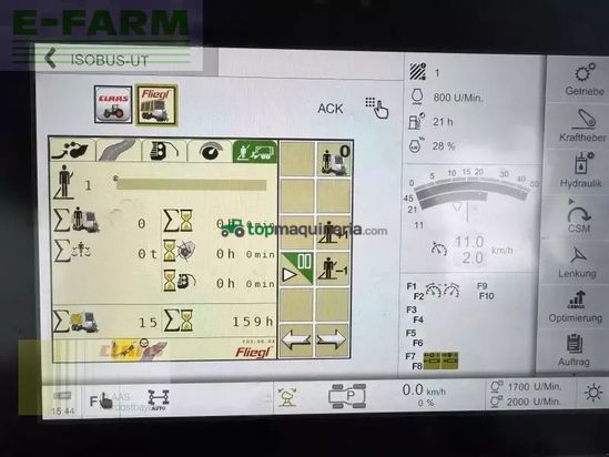 Remolqu agrícola - Fliegl - cargos 8500 tridem *isobus*