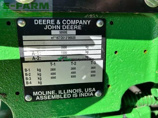 Tractor agrícola - John Deere - 5050e