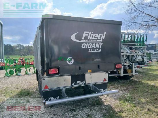 Cinta transportadora de forraje - Fliegl - asw 140 gigant tandem