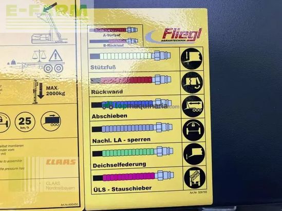 Cinta transportadora de forraje - Fliegl - gigant asw 110 tandem