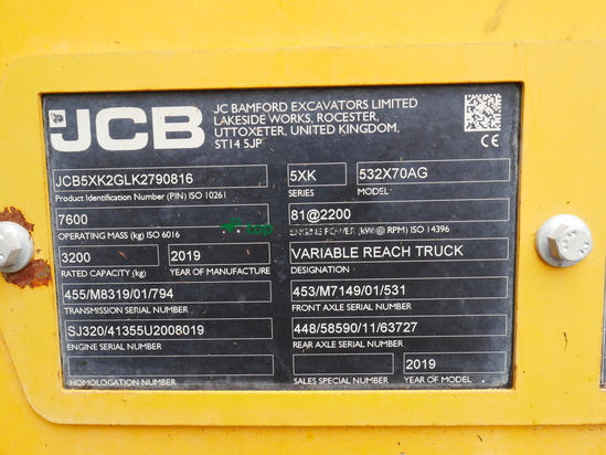 Telescopica - JCB - 532-70 Agri Super