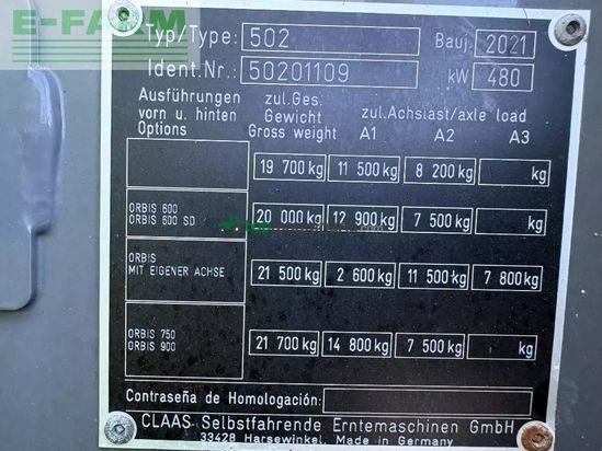 Cabezal - Claas - jaguar 960 4wd