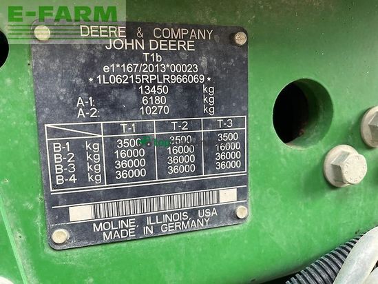 Tractor agrícola - John Deere - 6215r