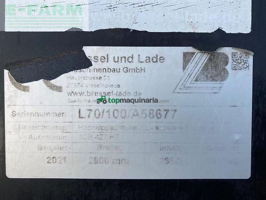 Minicargadora - Bressel und Lade - hochkippschaufel volvo, jcb