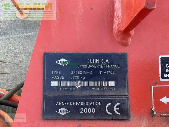 Henificador - Kuhn - gf 5801 mho