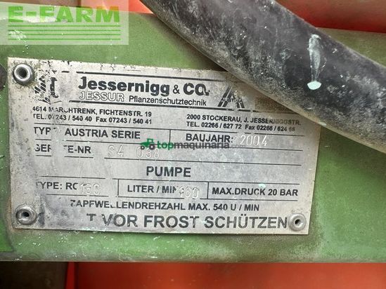 Atomizador - Jessernigg - 1000 l feldspritze