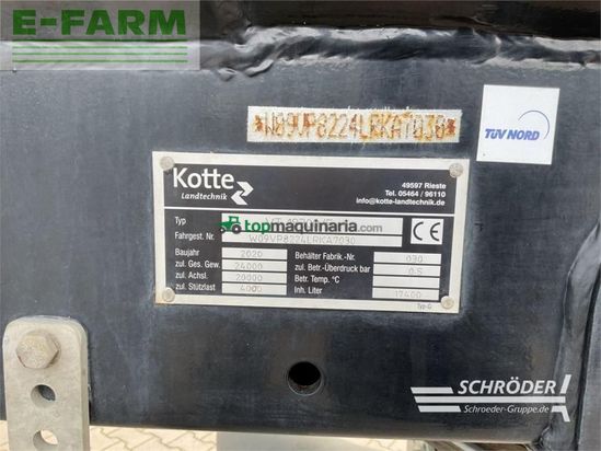 Cuba de purin - Kotte - vt 18300 | bomech farmer 15m