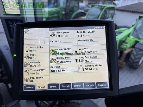 Tractor agrícola - New Holland - t8.330 ultra command