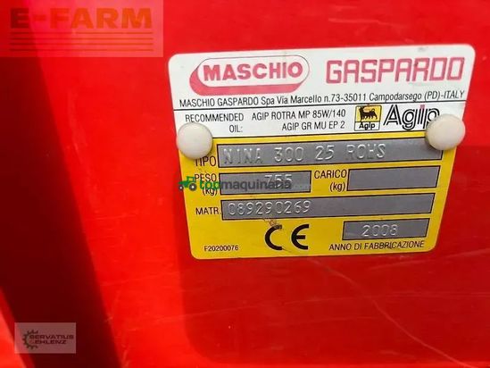 Combinado de siembra - Maschio - erpice ds + nina 300/25 rows