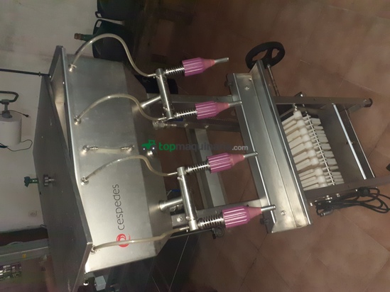 LLENADORA BOTELLAS SEMI AUTOMÁTICA CON BOMBA Y FILTRO DE 24 PLACAS