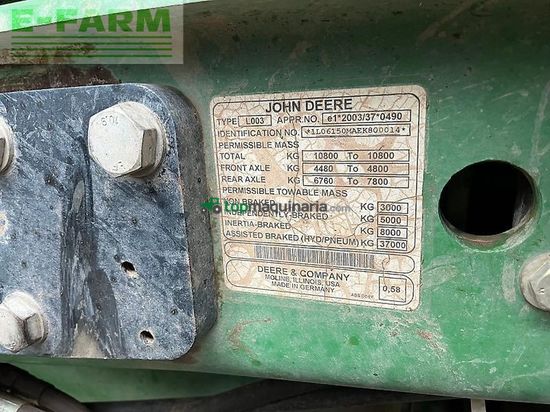 Tractor agrícola - John Deere - 6150 m