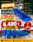 Rampa plegable 8 toneladas | OFERTA 6.400 € + IVA