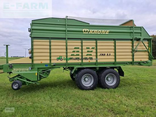 Remolqu agrícola - Krone - ax 280 gl