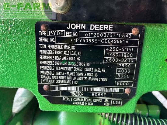 Tractor agrícola - John Deere - 5055e