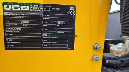 Minicargadora - JCB - 403 agri plus fsd euro