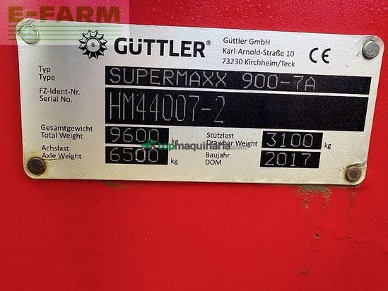 Cultivador - Güttler - super maxx 900-7a grubber