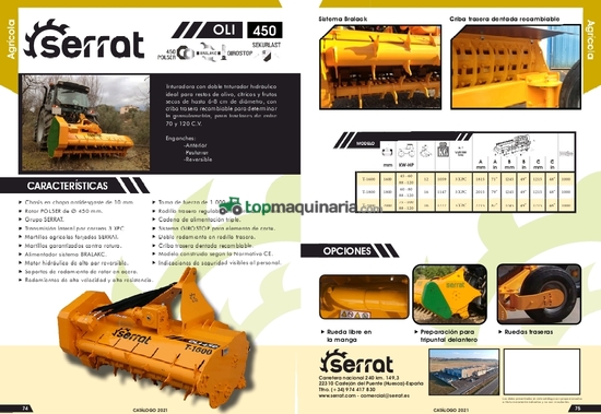 Trituradora SERRAT  Oli 450 t-2000