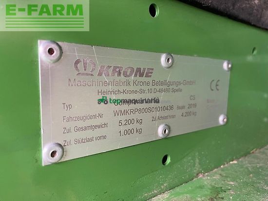 Empacadora gigant - Krone - comprima v 150 xc xtreme