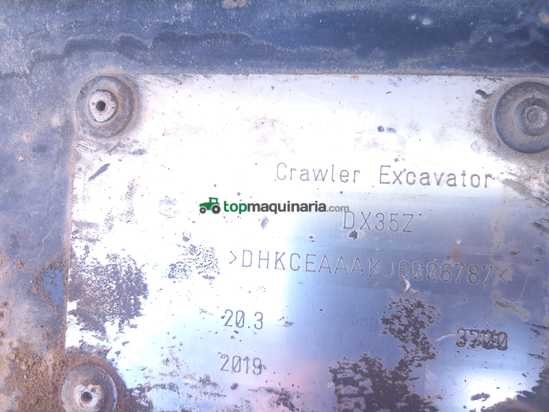 Miniexcavadora DOOSAN DX35Z