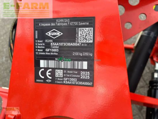 Henificador - Kuhn - gf13003