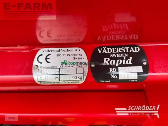 Sembradora - Väderstad - rapid 400 s