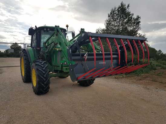 Horca hidráulica desensiladora para tractor y telescópica