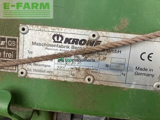 Henificador - Krone - swadro 800/26