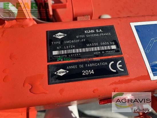 Cortacésped manual - Kuhn - gmd 802f ff