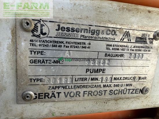 Atomizador - Jessernigg - feldspritze