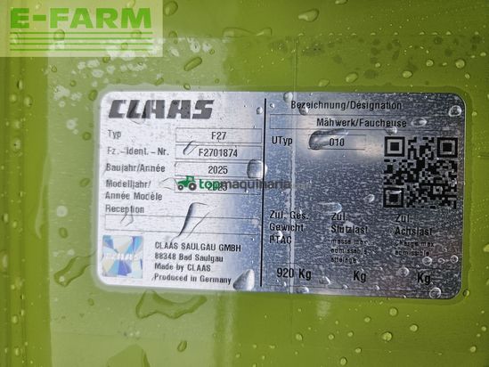 Cortacésped manual - Claas - disco 360