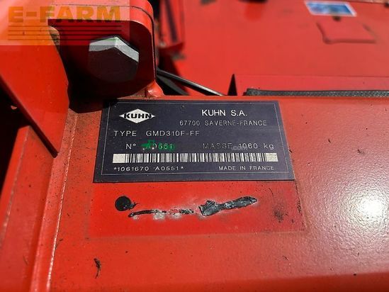 Cortacésped manual - Kuhn - gmd 310 f-ff