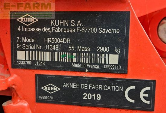 Combinado de siembra - Kuhn - hr5004dr+btfr5000-40dd+tf1512