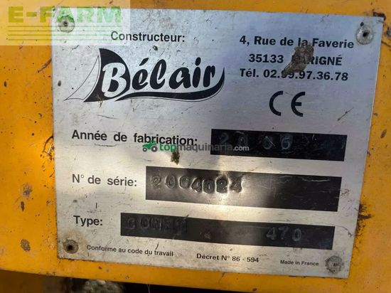 Remolqu esparcidor -  - désileuse comet470 . belair