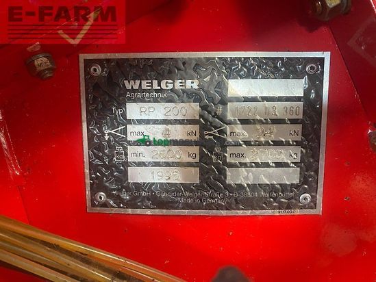 Empacadora gigant - Welger - rp 200 mastercut