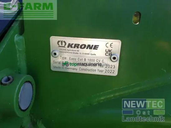 Cortacésped manual - Krone - easycut b 1000 cv collect