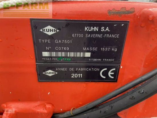 Rastrillo - Kuhn - mittelschwader ga 7501