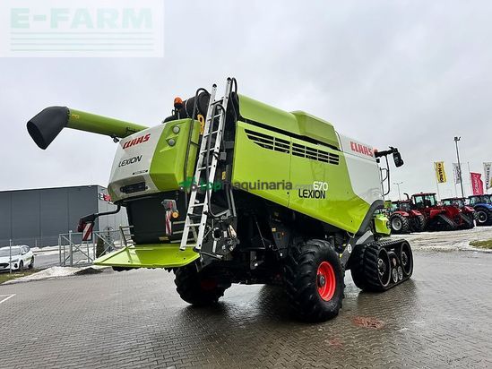Cosechadora de Cereal - Claas - lexion 670 tt + v770