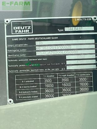 Tractor agrícola - Deutz-Fahr - agrotron 6165 rc shift