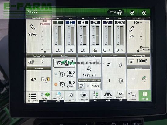 Tractor agrícola - John Deere - 7r330 / 7r 330