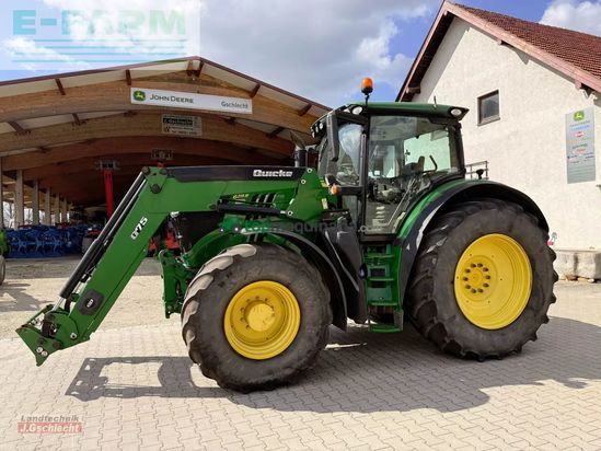 Tractor agrícola - John Deere - 6215 r mit frontlader