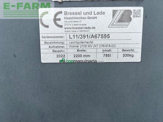 Minicargadora - Bressel und Lade - l11 kt276 hq kramer 2506 mv