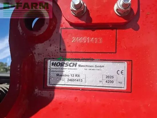 Sembradora monograno mecanica - Horsch - maestro 12 rx